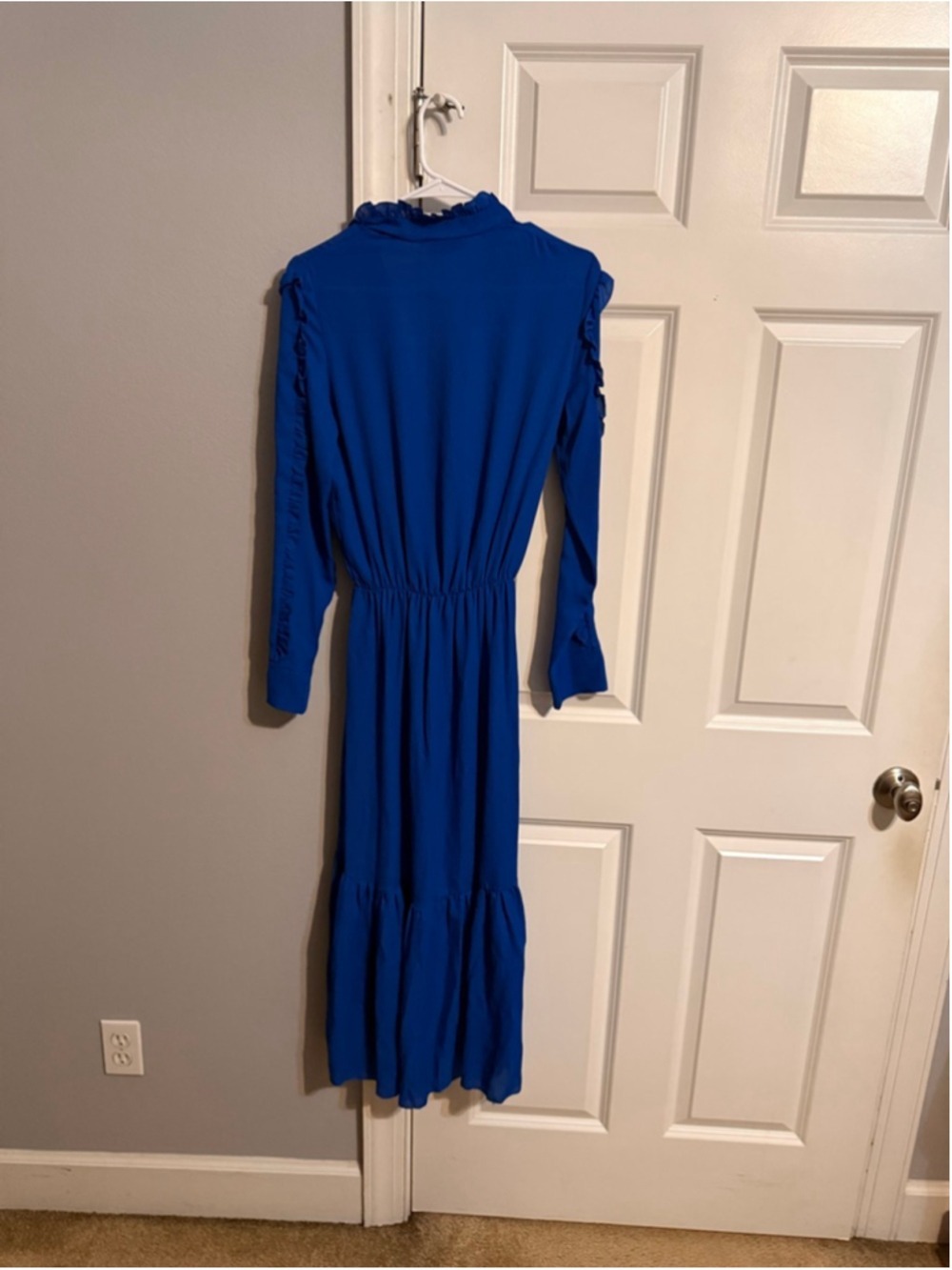 Women's ODI ET AMO Blue Long Sleeve Dress S - Picture 8 of 10